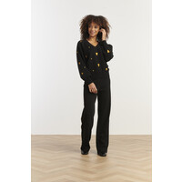 Smashed Lemon Knit Trui Black Gold