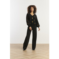 Smashed Lemon Knit Trui Black Gold