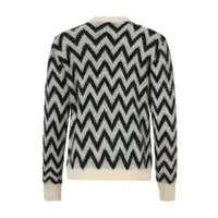 Smashed Lemon Knit Trui Black Off White