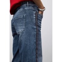 Street One Wide Leg High Waist Medium Blue Soft Washed