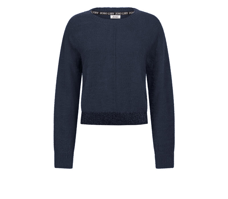 Zoso Knitted Sweater Navy