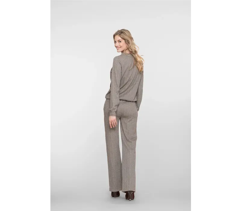 Geisha Pants Brown Gold