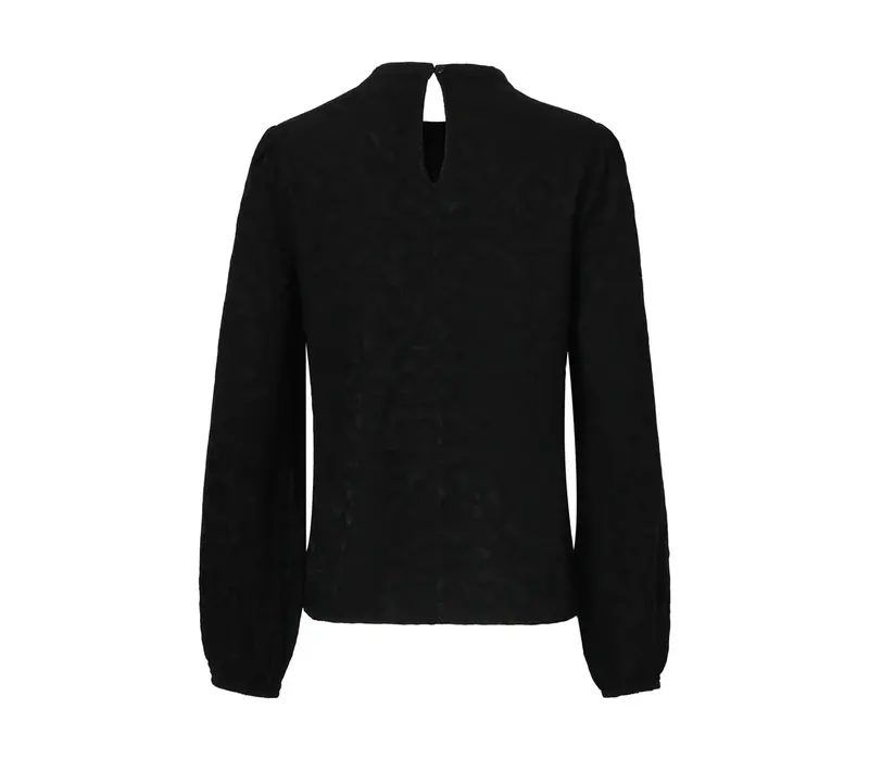 Smashed Lemon Blouse Black