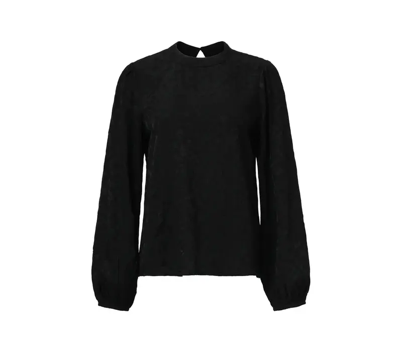 Smashed Lemon Blouse Black