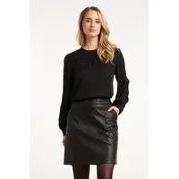 Smashed Lemon Blouse Black