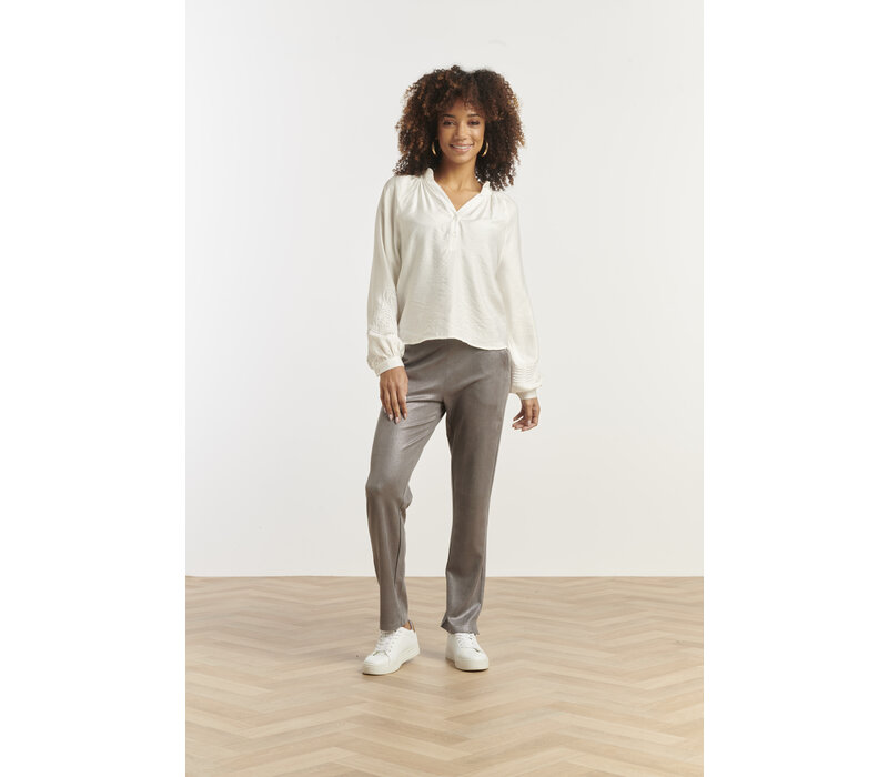 Smashed Lemon Blouse Off White