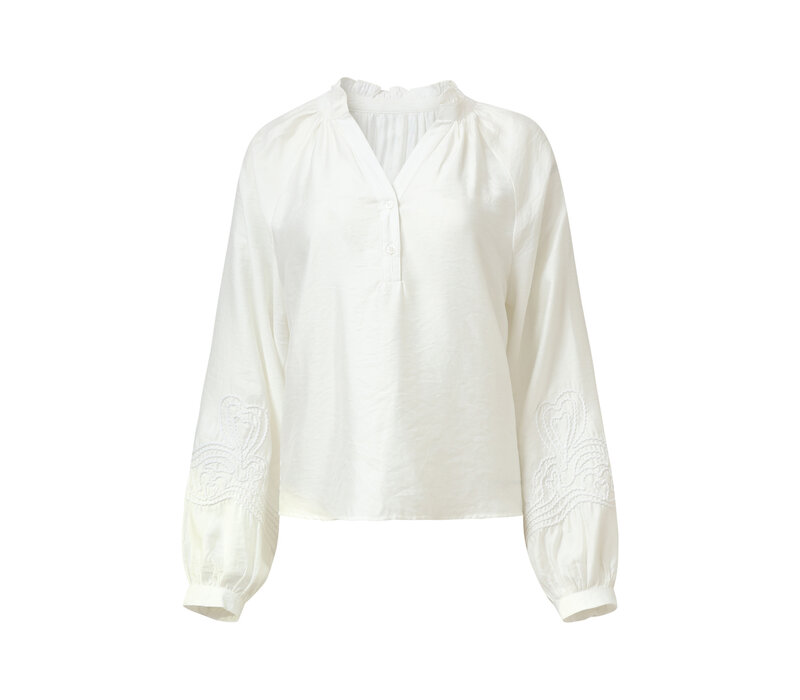 Smashed Lemon Blouse Off White