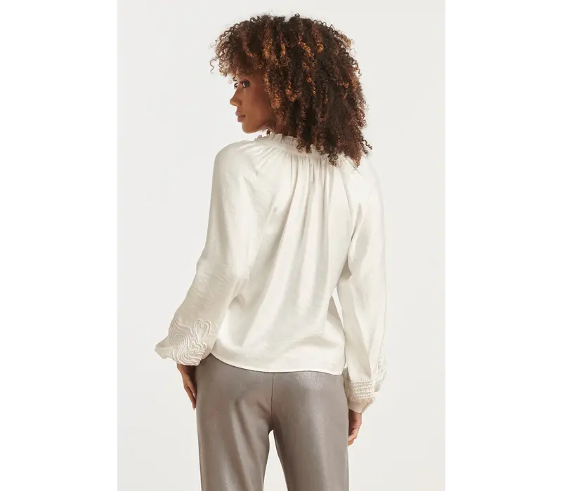 Smashed Lemon Blouse Off White