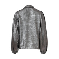 Smashed Lemon Blouse Silver Grey