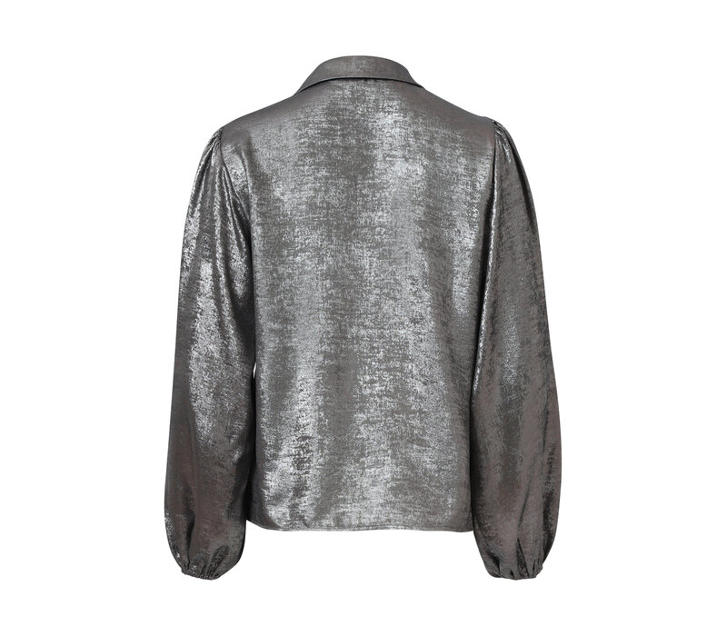 Smashed Lemon Blouse Silver Grey