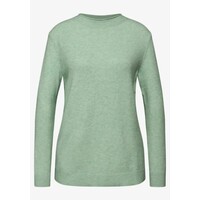 Street One Rolled Edge Collar Sweater Serene Green Melange