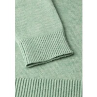 Street One Rolled Edge Collar Sweater Serene Green Melange