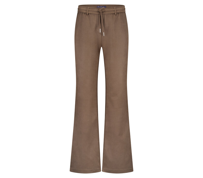 Red Button Colette 2 Tone Suedine Pants Mid Brown