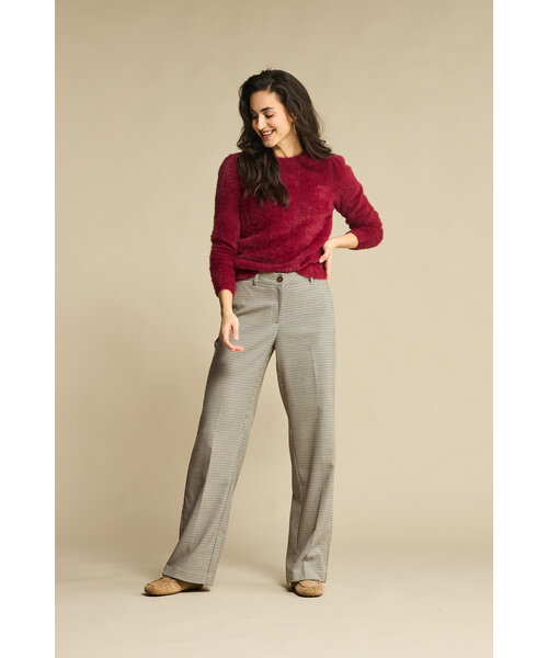 Red Button Red Button Fuzzy Puff Sleeve Trui
