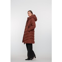 Geisha Jacket Mid Long Brick