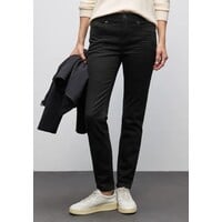 Street One Denim Jane Mid Waist Black Clean Washed
