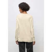 Street One Rolled Edge Collar Sweater Soft Beige