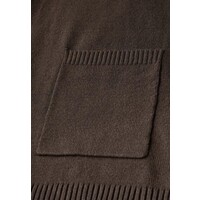 Street One Cosy Open Cardigan Dark Nomad Brown Melange