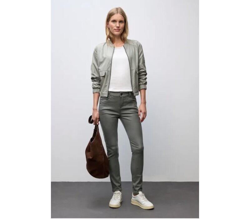 Street One York Coating Balsam Green