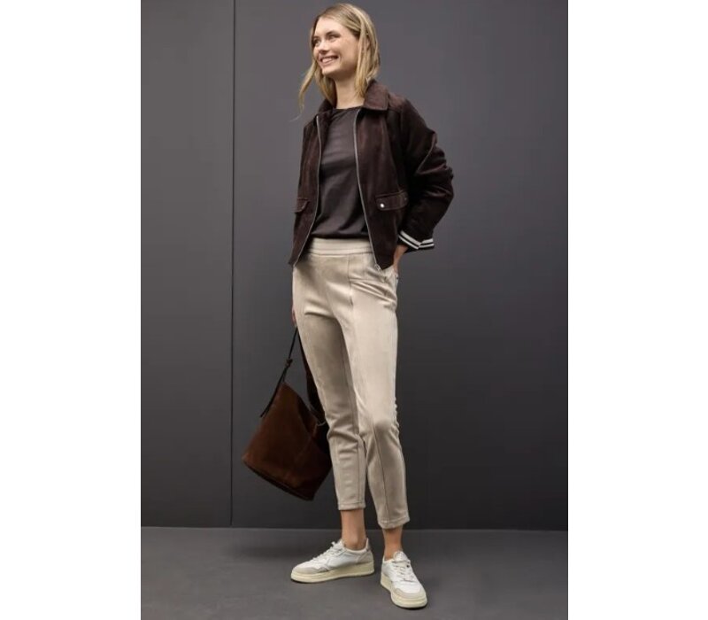 Street One Hope Velour Dark Morning Beige