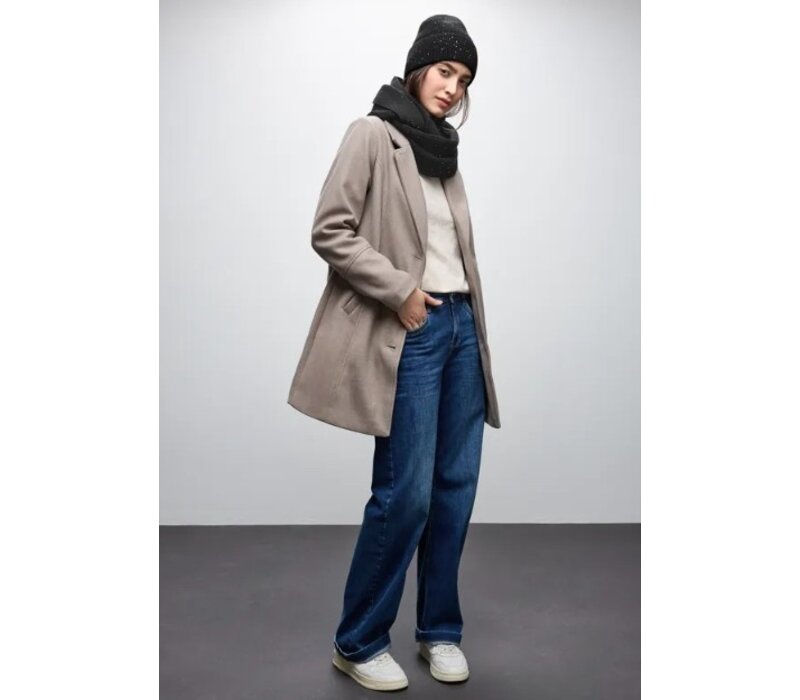 Street One Knit 2x Loop with Sequins Black