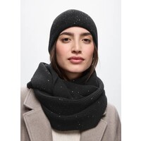 Street One Knit 2x Loop with Sequins Black