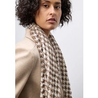 Street One Bubble Houndstooth Long Sjaal Rocky Brown
