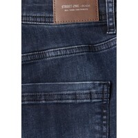 Street One Bootcut High Waist Blue Black Random Washed