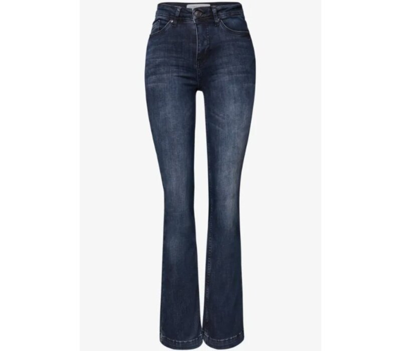 Street One Bootcut High Waist Blue Black Random Washed