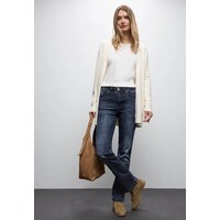 Street One Bootcut High Waist Blue Black Random Washed