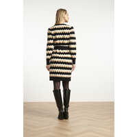 Smashed Lemon Knit Dress Black Sand