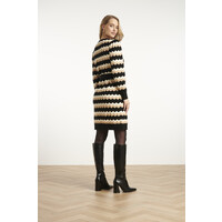 Smashed Lemon Knit Dress Black Sand