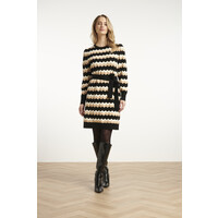 Smashed Lemon Knit Dress Black Sand