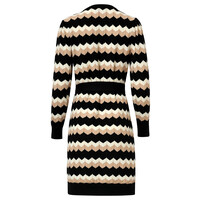 Smashed Lemon Knit Dress Black Sand