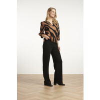 Smashed Lemon Blouse Brown Black