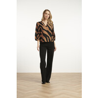 Smashed Lemon Blouse Brown Black