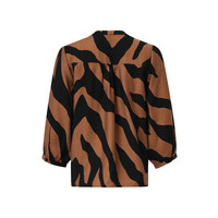 Smashed Lemon Blouse Brown Black