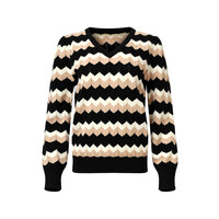 Smashed Lemon Knit Top Black Sand