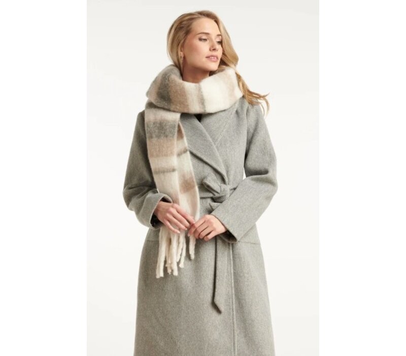 Smashed Lemon Sjaal Off White Multi