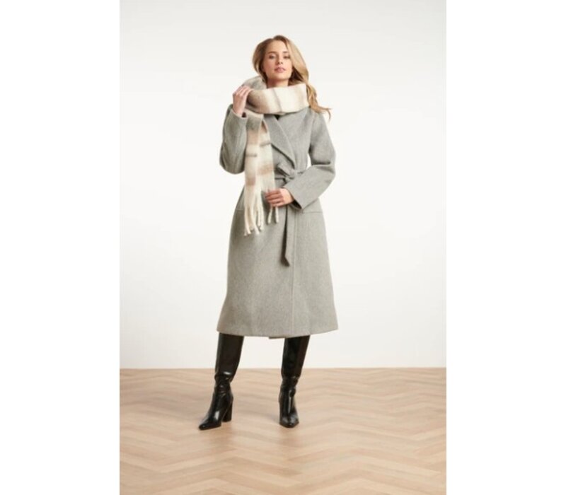 Smashed Lemon Sjaal Off White Multi