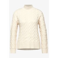 Street One Turtle Neck Cable Sweat Soft Beige