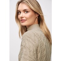 Street One Turtle Neck Cable Sweat Sanded Beige