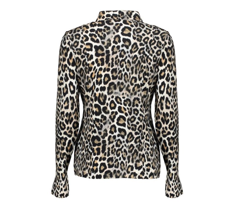 Geisha Blouse Jersey Black Sand