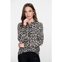 Geisha Blouse Jersey Black Sand