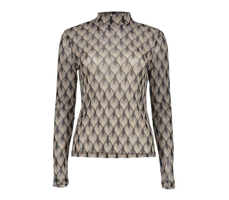 Geisha Top Mesh Off White