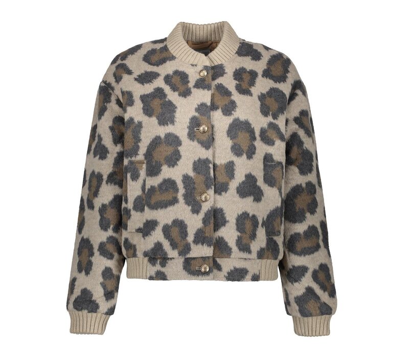 Geisha Bomber Jacket Camel Antracite