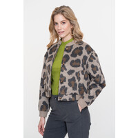 Geisha Bomber Jacket Camel Antracite