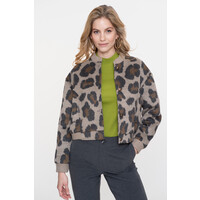 Geisha Bomber Jacket Camel Antracite