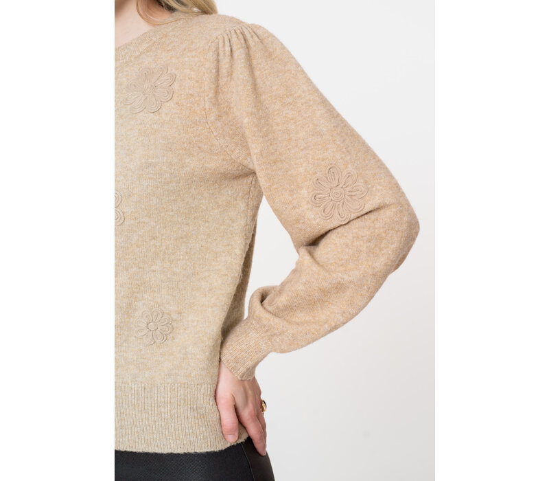 Geisha Pullover Flower Sand