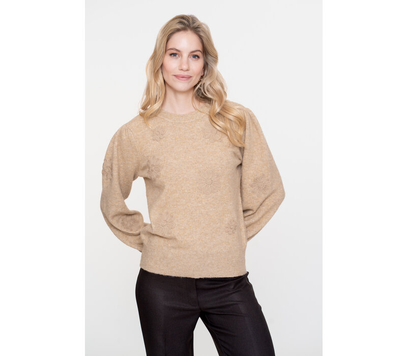 Geisha Pullover Flower Sand